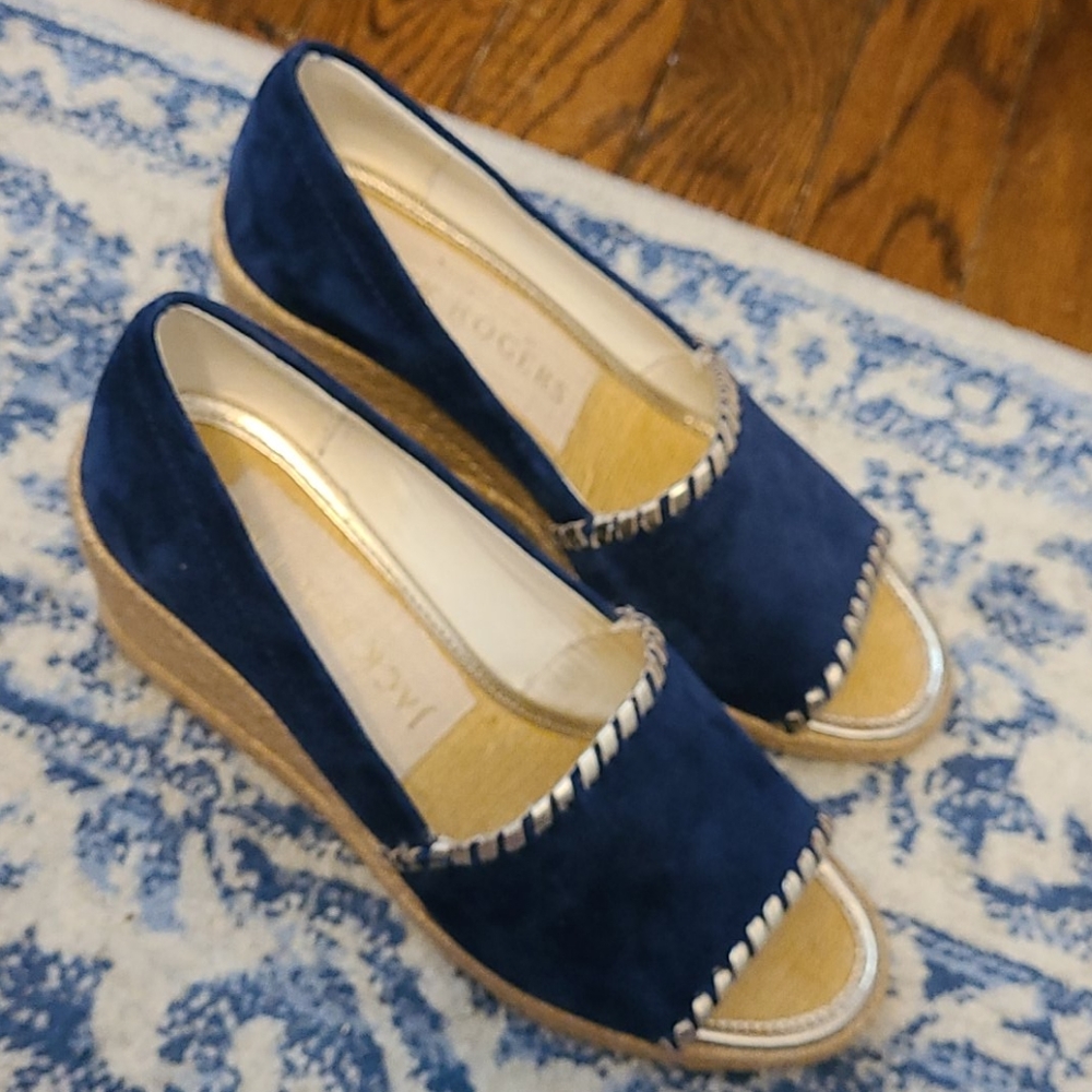 Jack Roger's sz 5 women's wedge shoes heels